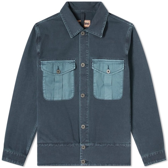 【Nigel Cabourn】MOTORCYCLE LINEN COAT C.C. Filson x Nigel Cabourn Work Cape Jacket Large Waxed